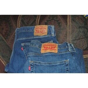 2 PAIRS - Levi's Men's 514 513 Straight Motion Jean Compass 36x30.5